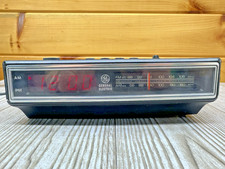 Vintage General Electric GE 7-4625C AM/FM Digital Clock Radio - Tested Read 