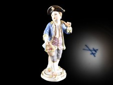 Y5693 : Poupée ancienne garçon Meissen XF poterie japonaise ORNEMENTS objet art oeuvre
