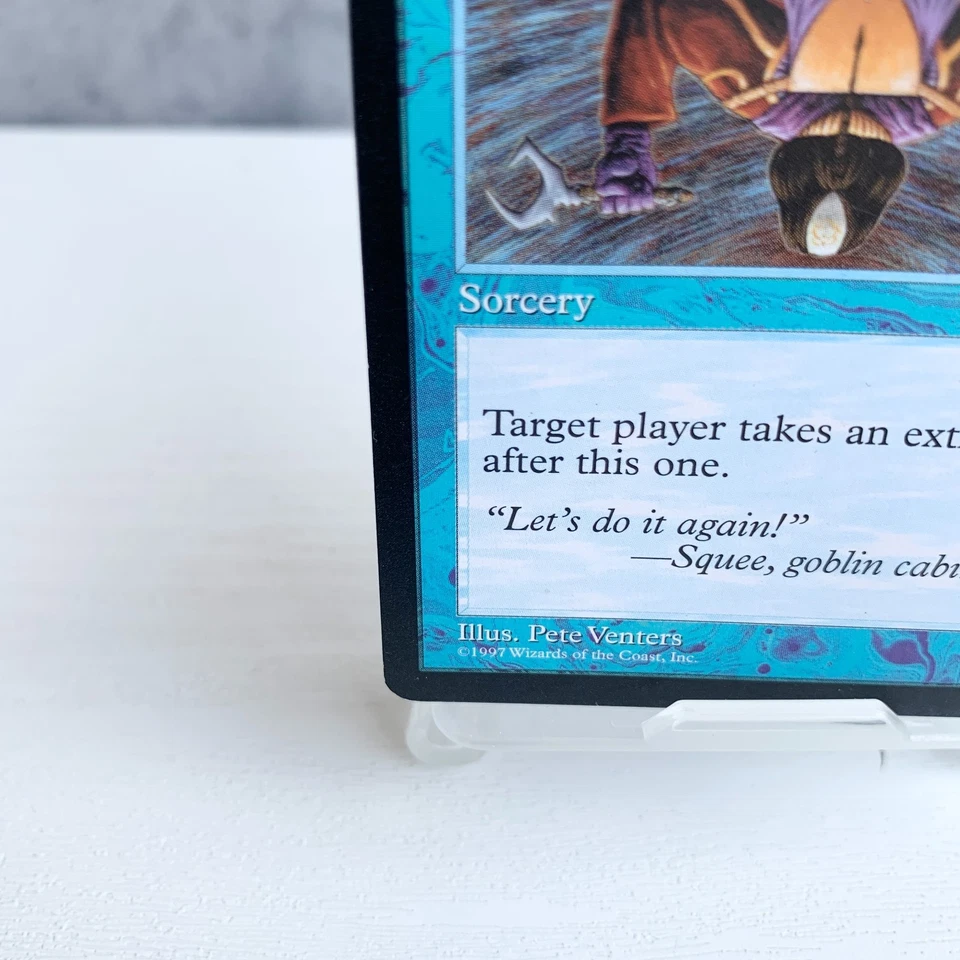 Magic the Gathering Time Warp Tempest Rare Blue Sorcery MTG - Image 4 of 4