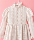 Vintage Dorissa of Miami Girls Heirloom Southern Lace Pageant Dress Size 6X — photo 3