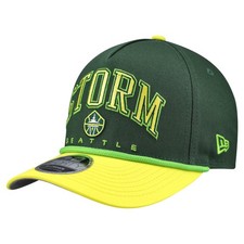 Men's New Era Green Seattle Storm Bold Arch COOLERA 9FORTY A-Frame M-Crown