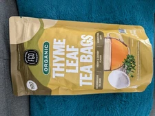 FGO Organic Thyme Leaf Tea, 100 Count, Eco-Conscious Tea Bags, Caffeine Free,