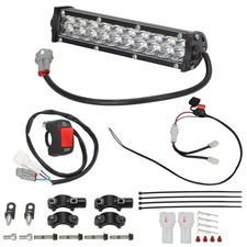 Dirt Bike Light Bar   Universal Motocross LED Light Bar Kit w/Switch  7/8"