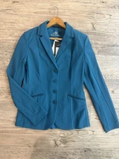 Equiline Show Jacket IT40 Tahitian Blue NWT