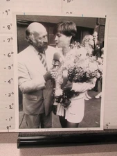 NBC TV show photo 1987 Hana Mandlikova Wimbledon tennis Bud Collins