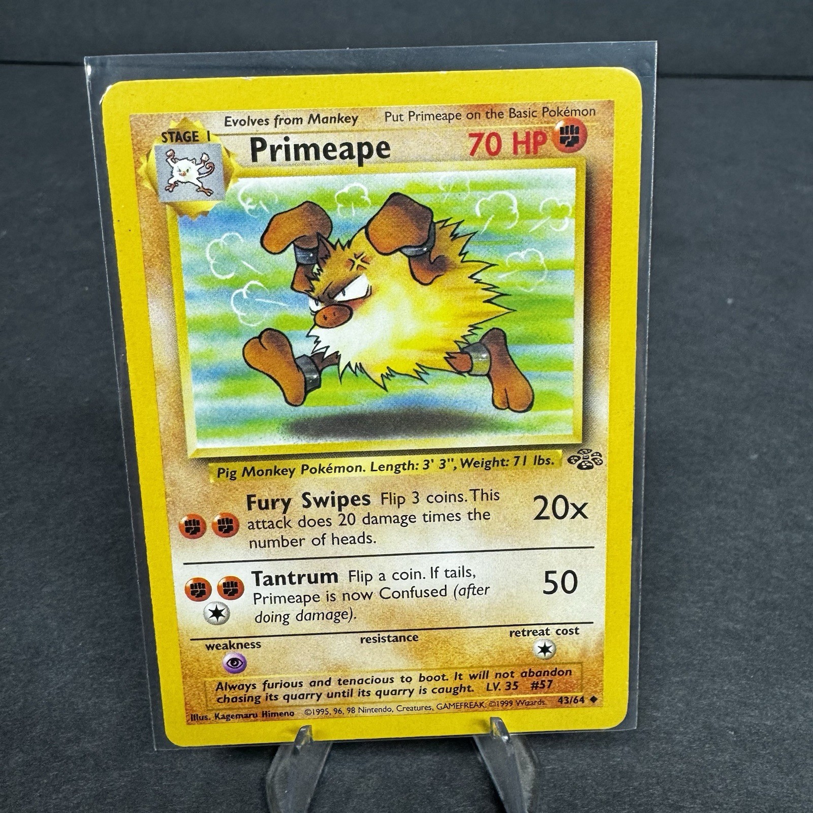 PRIMEAPE - 43/64 - Jungle - Pokemon Card - LP