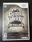 Guitar Hero Metallica Nintendo Wii Authentic