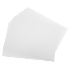  10pcs Matte PVC Craft Plastic Sheets for Picture Frames, Rigid Frosted Thin