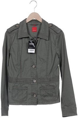 Esprit Jacke Damen Anorak Jacket Kurzmantel Gr. L Baumwolle Grün #lhjz7r1