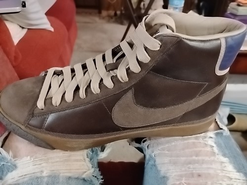 Nike Blazer Star High Premium 2006 Leather Shoes 313545-221 Blazer SB Brown - Picture 6 of 8