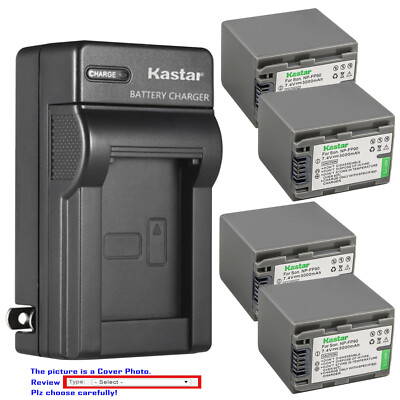 Kastar Battery AC Wall Charger for Sony BC-TRP BC-TRH BC-TRV BC-VH1 AC-VQH10