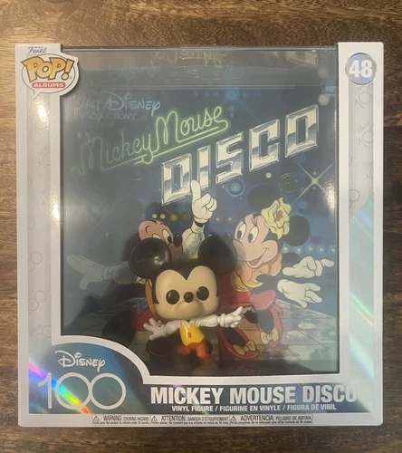 Funko Pop! Album Cover with Case: Disney - Mickey Mouse Disco #48