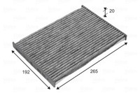 Valeo Innenraumfilter Aktivkohlefilter FüR Nissan Qashqai +2 I J10 JJ10