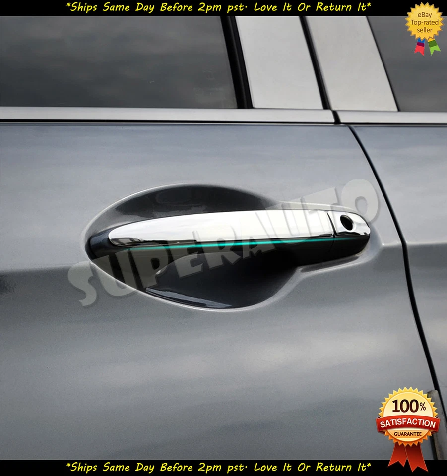 For 2012-2015 Honda Civic / 2012-2016 Honda CR-V Chrome Door Handle Covers Trims - Image 3 of 3