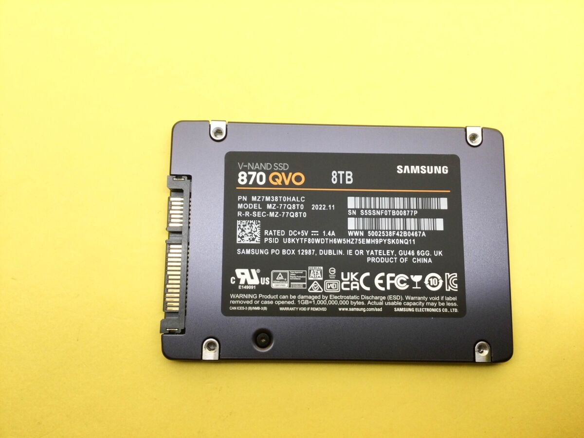 Samsung 870 QVO Series 8TB SATA III 2.5 Samsung 870 QVO Series 8TB SATA III 2.5