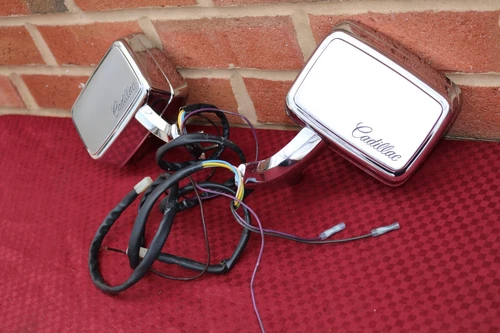 86-92 CADILLAC FLEETWOOD BROUGHAM POWER HEATER REMOTE CONTROL MIRROR SHOW CHROME