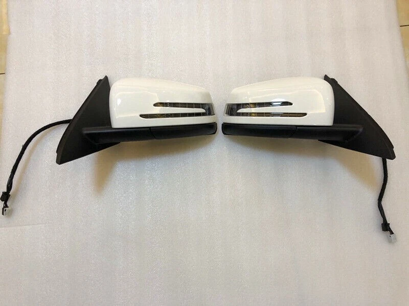2 件装电动折叠汽车侧门镜适用于梅赛德斯奔驰 GLA X156 GLA200 GLA250 — 第 3/4 张图片