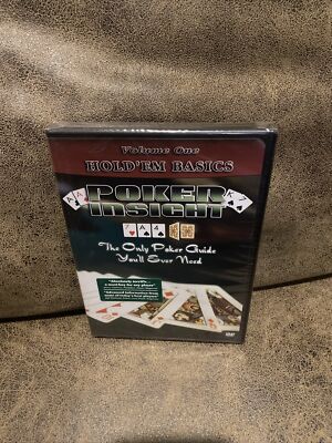Poker Insight DVD Volume One Hold'em Basics * NEW *