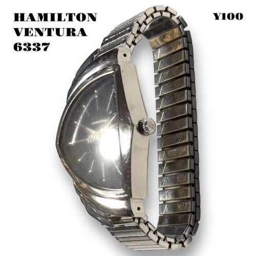 Hamilton Ventura 6337 Silber Herrenuhr Vintage Seltenes Modell - Bild 4 von 15