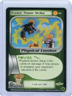 DBZ CCG Trunks Sagan Promo P8 Trunk's Power Strike
