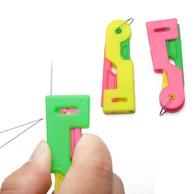 2PCS Elderly Use Automatic Easy Sewing Needle Device Threader Thread ...