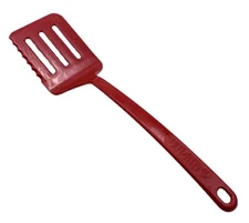 Robinson Ultratemp Red Slotted Spatula Serrated 2101-2 400°F Heat Made in USA