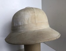FRANCE / FFL 2°GM - CASQUE COLONIAL ANGLAIS porté par OFFICIER FRANCE LIBRE