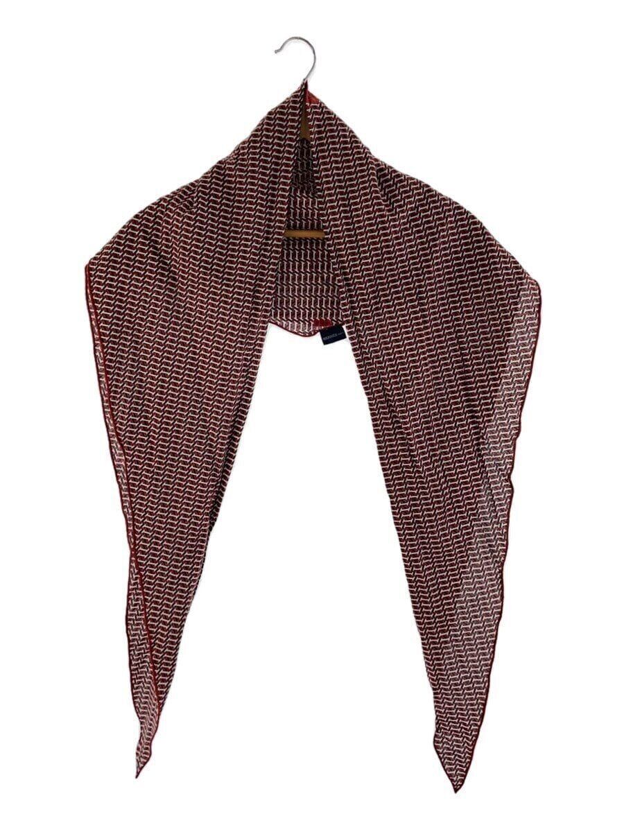 SALE 12/2(mon)までエルメス　Hermes cotton shawl Hermes Shawl Scarf Stole Springs Bandana Khaki Marine