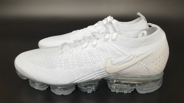 air vapormax flyknit 2 white pure platinum