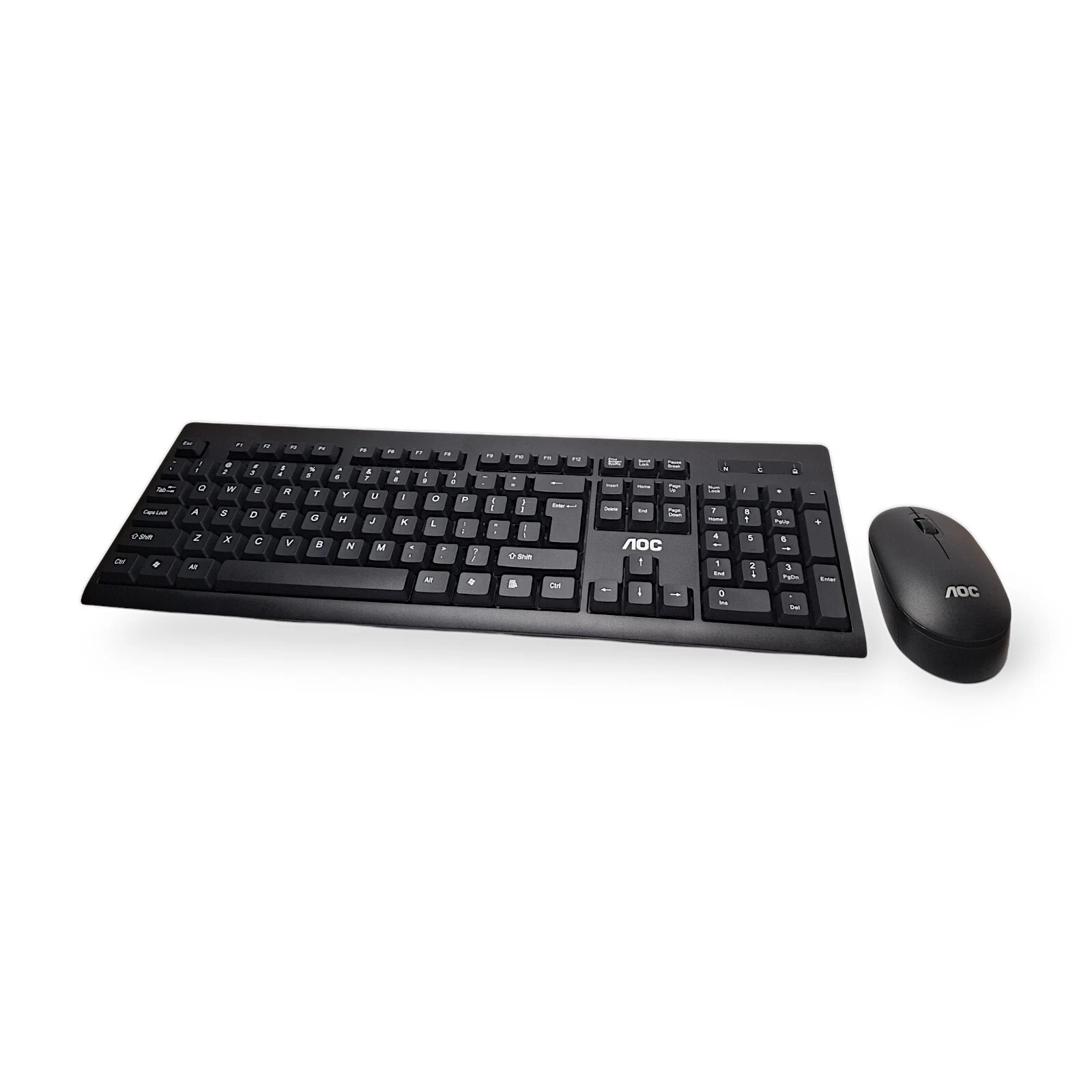AOC KM210 Tastatur Maus Set - Schwarz, Englisch, Wireless QW