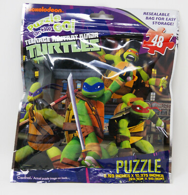Nickelodeon - TMNT - Puzzle für Unterwegs - 48 Teile - 23,1cm x 26,3cm