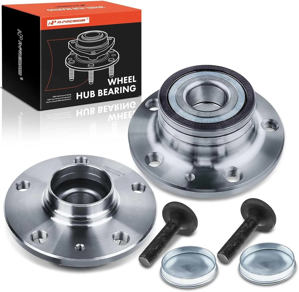 2x Radnabe Radlagersatz Hinten für Audi A3 Q3 TT VW Golf V VI Seat Skoda Superb