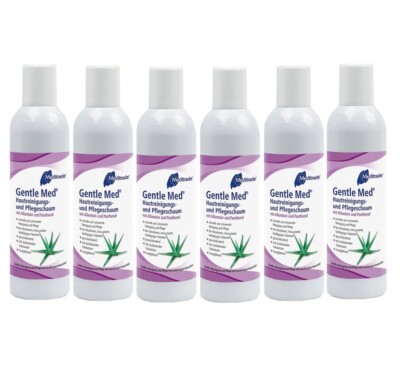 6 x Meditrade Gentle Med  Hautreinigungs- & Pflegeschaum 500ml Hautschutz Pflege