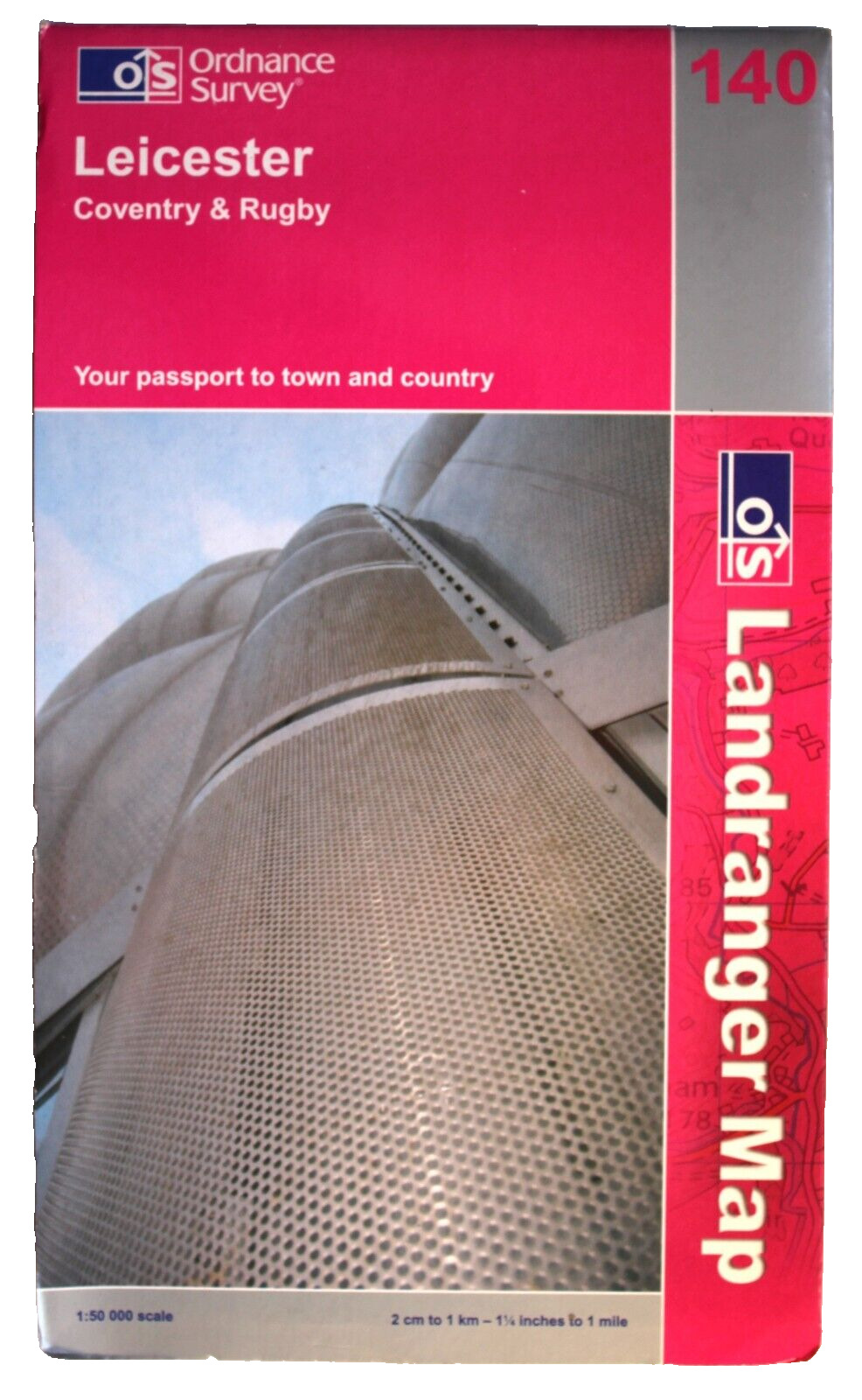 Ordnance Survey Landranger Sheet 140 Leicester Coventry & Rugby 5th edition