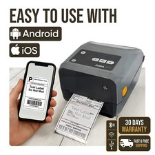 Zebra ZD420 Mobile Label 4x6 inch Printer 300 dpi Easy to Use with iOS Android
