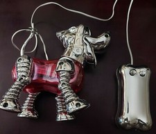 PLUTO TOMORROWLAND ROBOT Dog Disney Remote Control - Walks and Barks- RARE GENER