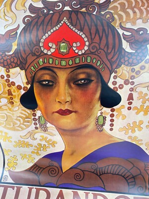 Opera Turandot G.Puccini Music Italy Vintage Poster 19.5x27 | eBay