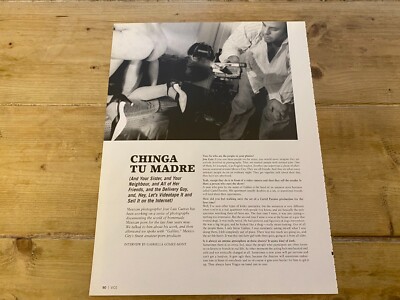 VBK7 INTERVIEW & PICTURES. CHINGA TU MADRE - JOSE LUIS CUEVAS