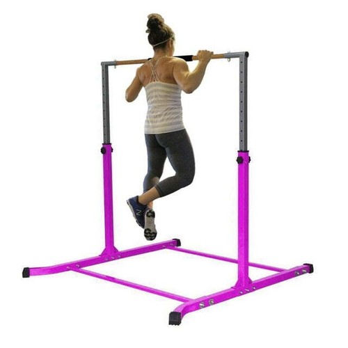 Pro-Gym Junior horizontale Stange 13 Ebenen verstellbar 3-5 Fuß lila - Bild 4 von 5