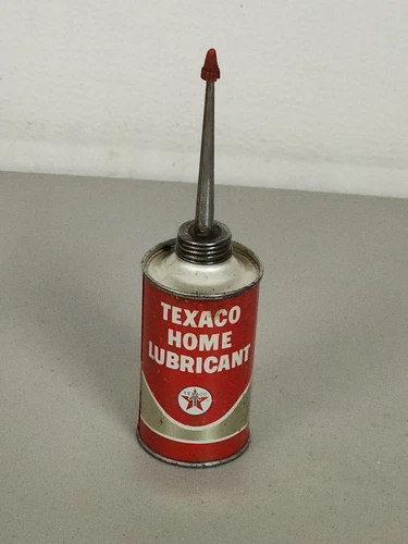 Vintage Texaco Home Lubricant Oil Handy Oiler Metal Can