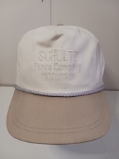 Vintage Schultz Fence Company Hutchinson Adjustable Cap Hat Made In USA