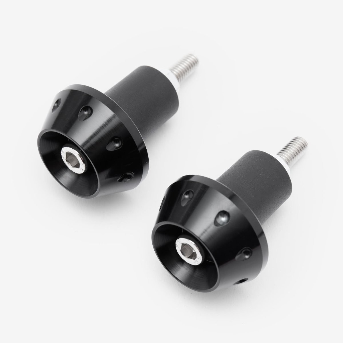 Lextek Universal Weighted Handlebar End Black Easy Installation HNDBE055 BAR END