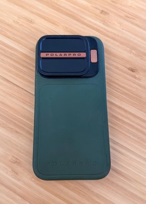 PolarPro LiteChaser 15 Case for iPhone 15 Pro, Forest Green