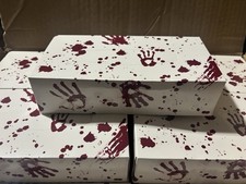 Halloween Fake Blood Style Splatter Tissue Boxes Lot x 6 Mummify Party Gag Decor