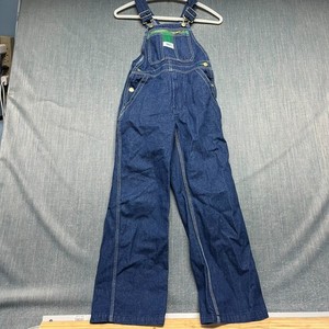 Liberty Youth Bib Overalls Dungarees Size 10R Blue Denim Workwear School Casual
