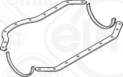 ELRING Dichtungssatz, Ölwanne 088.863 für MERCEDES-BENZ