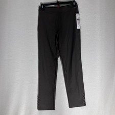 NWT IC By Connie K Apparel Ankle Leggings Coco Brown Sz Small