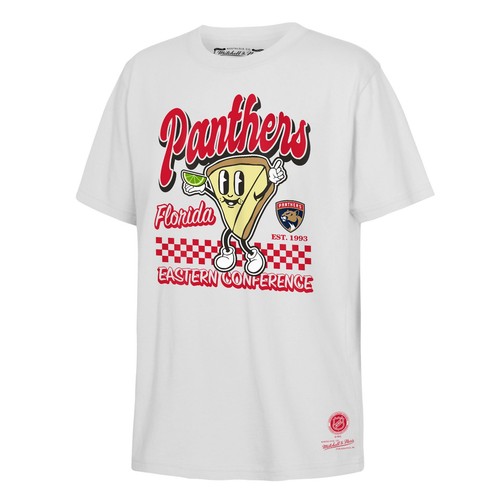 Youth Mitchell & Ness White Florida Panthers Concession Stand T-Shirt - 第 1/1 張圖片