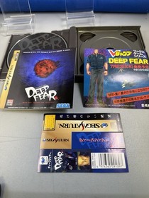 DEEP FEAR Sega Saturn JP Japan CIB Great Shape Us Seller Free Shipping