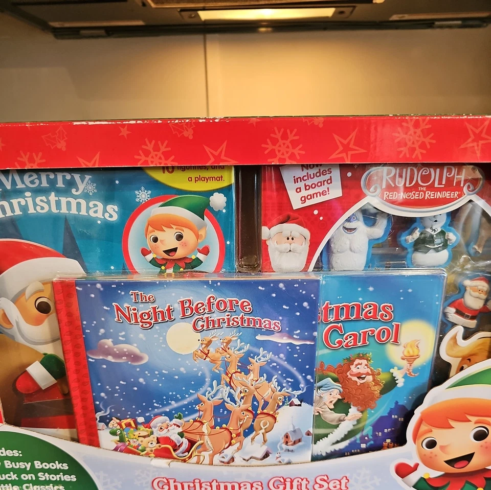 Christmas Gift Set Christmas Story Books Busy Book Classic Story Rudolph Phidal - Image 3 of 4